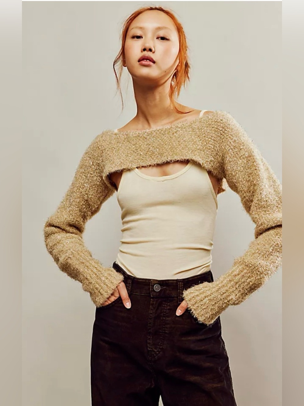 Free People Shimmer Bolero,